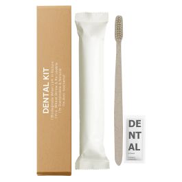 Wheat Toothpaste Eco Friendly Dental Kit - Wheat Grass Toothbrush - 3G Sachet Toothpaste ...