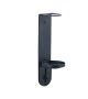 300ml Wall Mounted Single Chrome Silver Bracket For Dispenser - Black