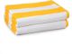 Pool Towel - 80 x 160 CM - 600 GSM - Yellow & White