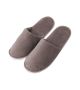 Spa Slipper 30 CM - 360gr/m² , Taupe Color 407C, Finishing Dotted Sole - Anti Slip, Organza Bag Packing (10 Pairs)