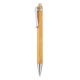 Bamboo Wooden Retractable Ballpoint Pen Blue Ink, Natural Wood, Refills Pen, Pens for School, Office, Hotel & Gifts (30 PCS)