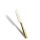 Butter Knife Solid Handle - Santa Fe / Corby Hall - 18/10 Forged Premium Stainless Steel - Gold PVD
