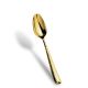 Dessert / Oval Bowl Spoon - Santa Fe / Corby Hall - 18/10 Forged Premium Stainless Steel - Gold PVD
