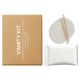 Eco Friendly Vanity Kit, 2 Cotton buds + 2 Cotton Pads in Kraft Brown Box - 1000 PCS Case