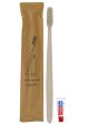Dental Kit - Kraft Paper Packing with Wheat Straw Toothbrush + 5G Colgate Toothpaste - 500 PCS Case