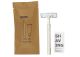 Shaving Kit  - Kraft Paper- Wheat Straw Razor + 10G Regular Cream, 500 PCS Case