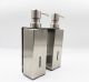 Wall Mounted Double Soap Dispenser, Stainless Steel Durable Pump Head To Handle A Variety Of Liquids, Silver