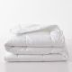 Feather Duvet Twin Size - 233 TC, White & Soft - 195 x 245 CM, Microfiber Comfortable