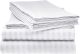 Bed Duvet Cover King, Size: 270X250 CM, 0.5 CM White Stripe Stain Finished 100% Cotton