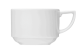 Stack Cup 230 ML - Bright White Porcelain Body - Onda Collection Corby Hall 
