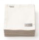 (50 Pack) Cloth Napkin - 100% Cotton, Mercerized Finish, Mitered Corner 2 CM, 130 GSM , 55x55 CM after wash, Brand: Firenze01