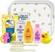 Johnson's Baby Amenities Kit, Baby Essentials Gift Set, Includes Baby Shampoo, Baby Lotion, Powder, Wipes, Toys, Comb