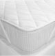 Mattress Protector Single - 100 x 200 CM - Quilted, Top Polyester Fabric 110 GSM, Non Woven Bottom Fabric 110 GSM, Wadded Fiber Middle Fabric with 150 GSM