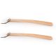 Natural Wooden Shoe Horn, 38cm Durable Long Handle Comfortable Shoe horn, Flexible Stick Eco-Friendly