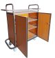 Minibar Trolley with with Three Shelf & 4 Wheel for Hotel, Laundry, Holiday Resorts - Brown