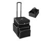 Mini Housekeeping Trolley with Retractable Handle and Wheel, Multiple Pockets